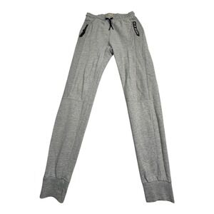 Zara Boys Grey Joggers Sweatpants Size 11 12 Elastic Waist Drawstring Detail